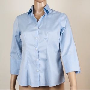 LANDS’ END Blue Shirt For Women